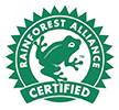 Rainforest Alliance certified